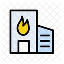 Firefighter Building Office Icon