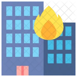 Building Fire  Icon