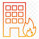 Building Fire Fire Disaster Home Fire Icon