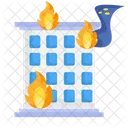 Building Fire Home Fire House Fire Icon
