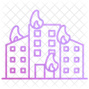 Building Fire Fire Disaster Home Fire Icon