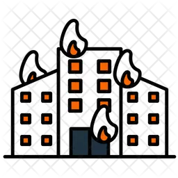 Building Fire  Icon