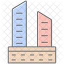 Building Foundation Lineal Color Icon Icon
