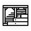 Building Frame Walls Icon