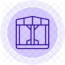 Building Framework Line Icon Icon