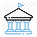Building Columns Flag Icon