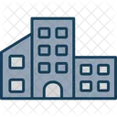 Building Fence Office Building Icon