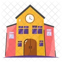 School Building House Icon