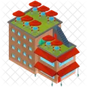 Terrace Building Icon