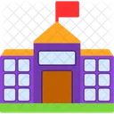 Building College Elementary School Symbol
