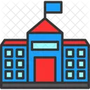 Building College Elementary School Symbol