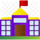Building College Elementary School Symbol
