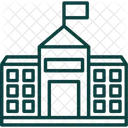 Building College Elementary School Symbol