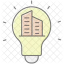 Building Innovation Lineal Color Icon Icon
