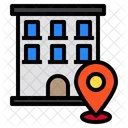 Building Pin Locations Icon