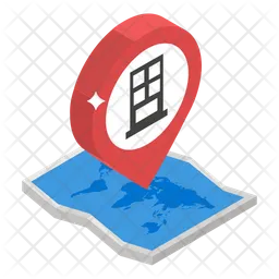 Building Map  Icon