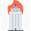 Building On Fire  Icon