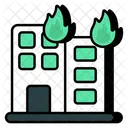 Building on Fire  Icon