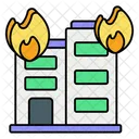 Building on Fire  Icon