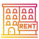 Rent Building Real Estate Icon