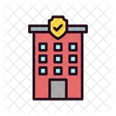 Building Security Apartment Insurance Icon