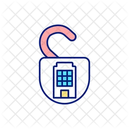 Building security measures  Icon