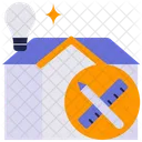 Building Service Complete Construct Icon