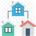Buildings Equity Houses Icon