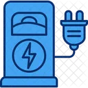 Buildings Charging Fuel Icon