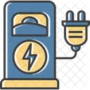 Buildings Charging Fuel Icon