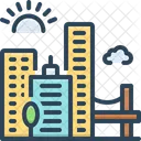 Jacksonville Skyline Cityscape Icon