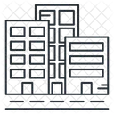 Construction Outline Building Icon