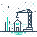 Builds Construction Crane Icon