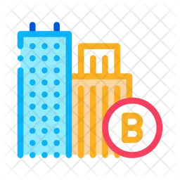 Built Residential Buildings  Icon