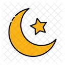 Bulan Bintang Muslim Eid Icon