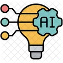 Bulb Creative Idea Artificial Intelligence Icon