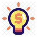 Bulb Money Dollar Icon