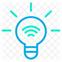 Smart Bulb Automation Internet Of Things Icon