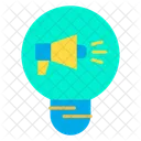 Bulb Creative Marketing Marketing Idea Icon