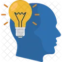Bulb Head Idea Icon
