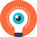 Bulb Creativity Eye Icon