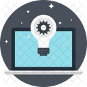 Bulb Computer Creativity Icon