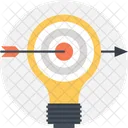 Bulb Goal Idea Icon