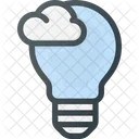 Bulb Cloud Computing Icon