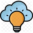 Bulb Campaign Cloud Creative Icon