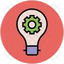 Bulb With Gear Icon