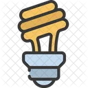 Bulb Light Spiral Tube Icon