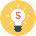 Bulb Dollar Finance Icon