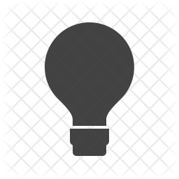 Bulb Icon - Download in Glyph Style