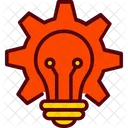 Bulb Cog Creative Icon